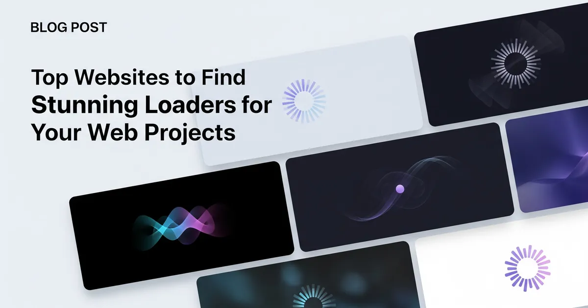 Top Websites to Find Stunning Loaders for Your Web Projects