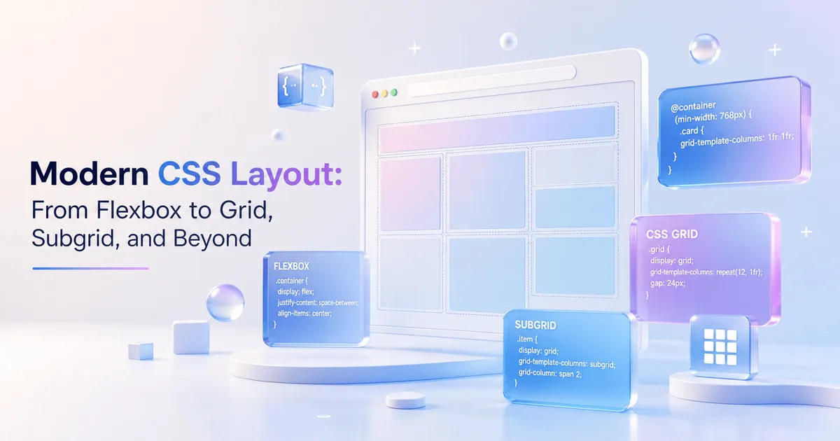 Modern CSS Features Every Developer Should Know in 2026 (Grid, Container Queries, :has() and More)
