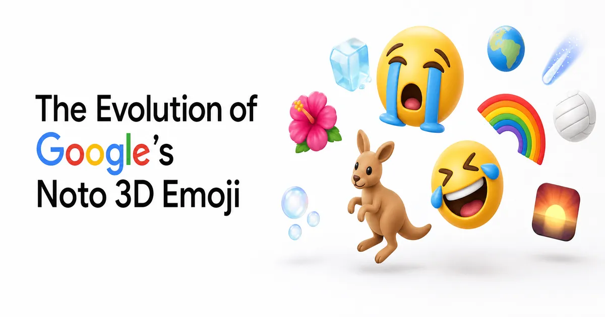 The Evolution of Google's Noto 3D Emoji: Design, Data, and AI