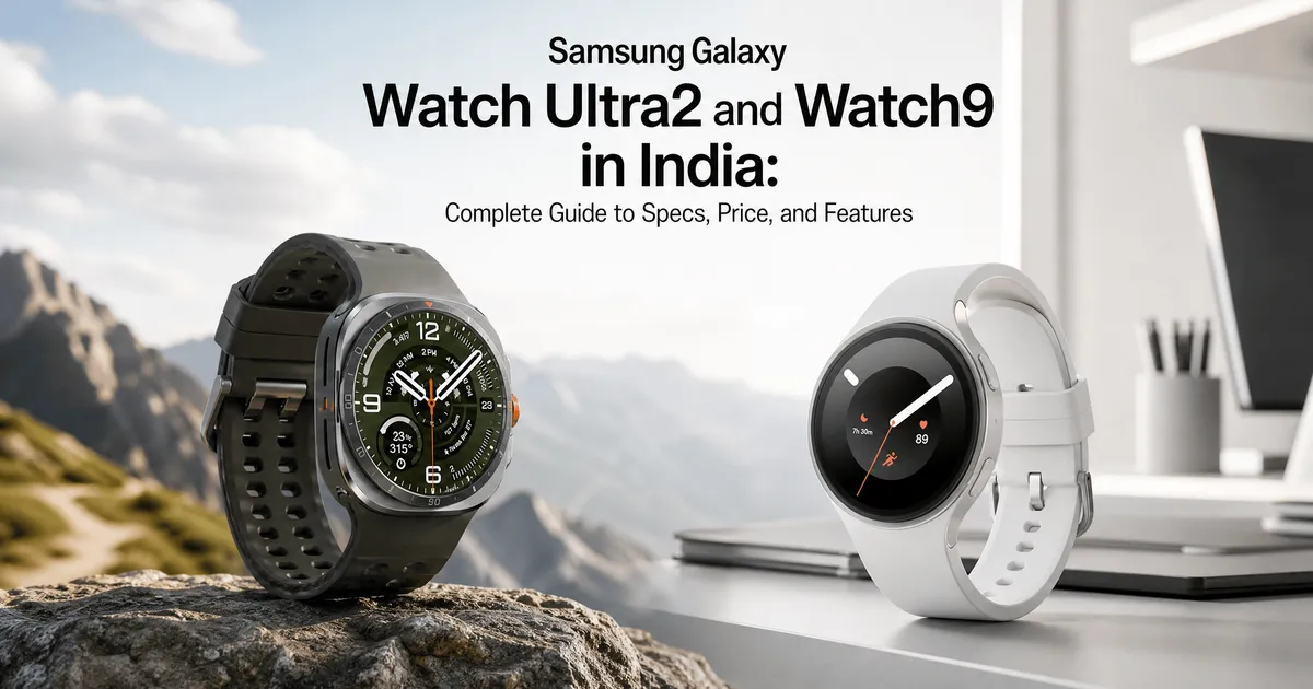 Samsung Galaxy Watch Ultra2 & Watch9 in India: Specs, Price & Offers