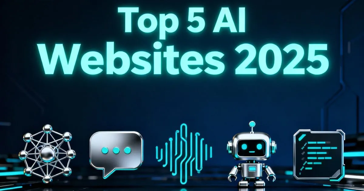 Top 5 AI Websites in 2025 for Productivity and Innovation
