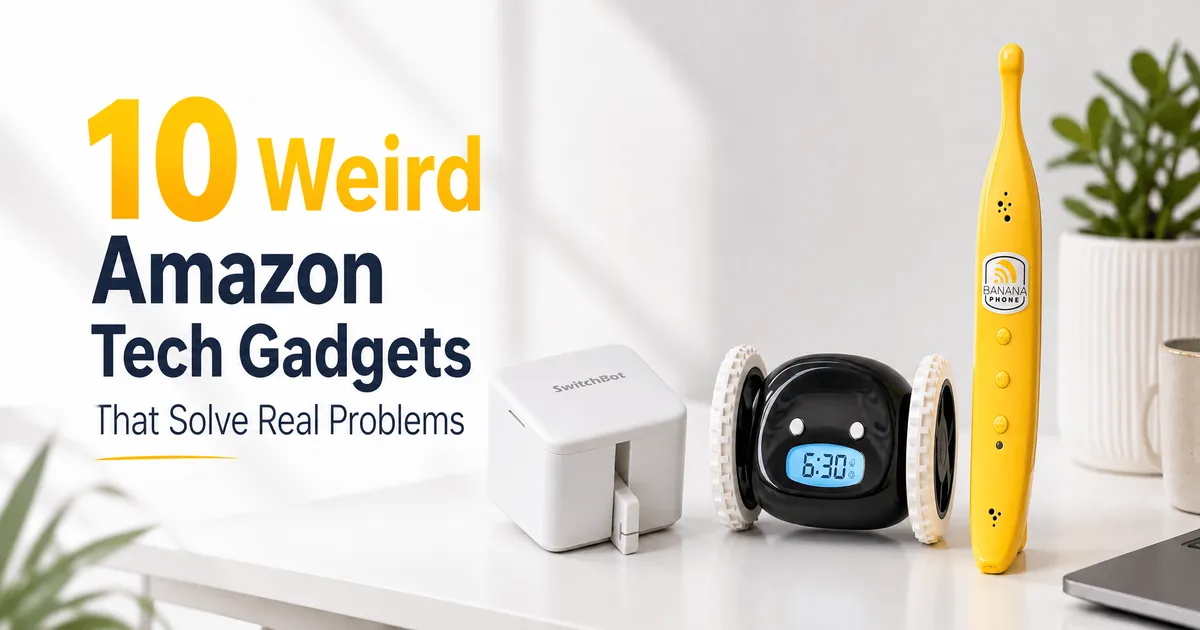 10 Weird Amazon Tech Gadgets That Solve Real Problems