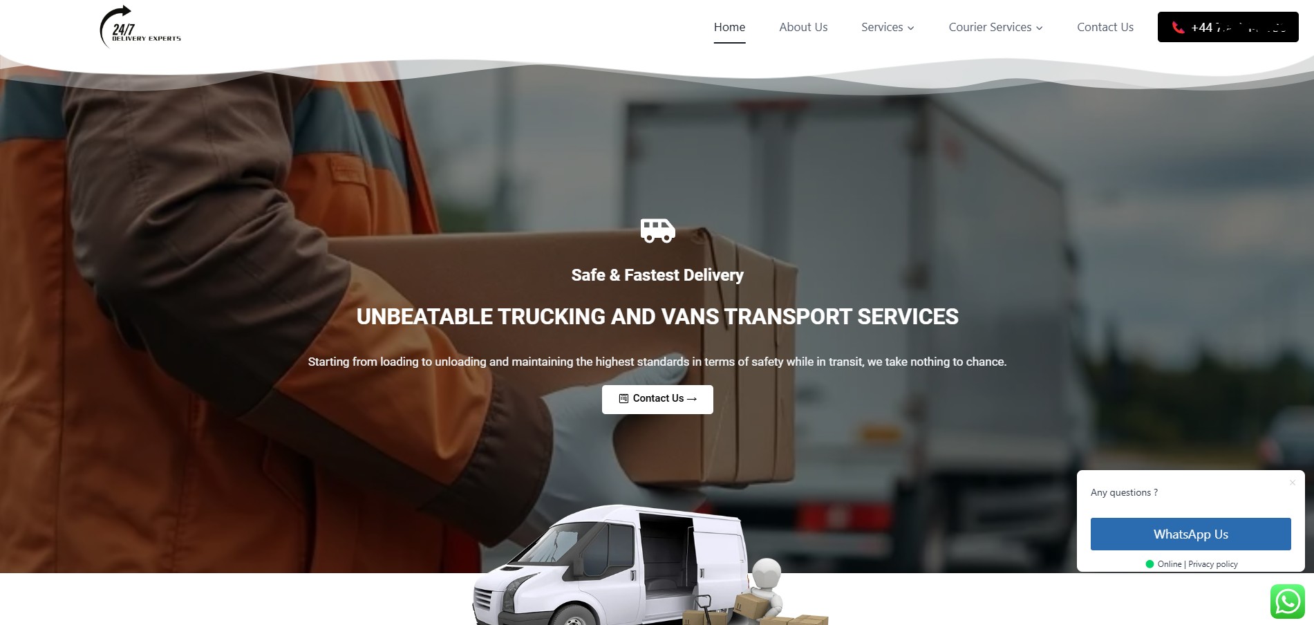 Logistic Website